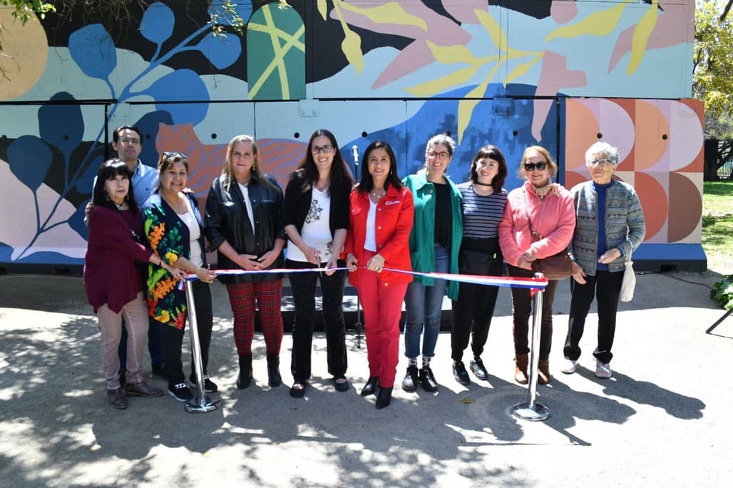 Las Condes inaugura su primer mural con participación ciudadana en el Parque Araucano