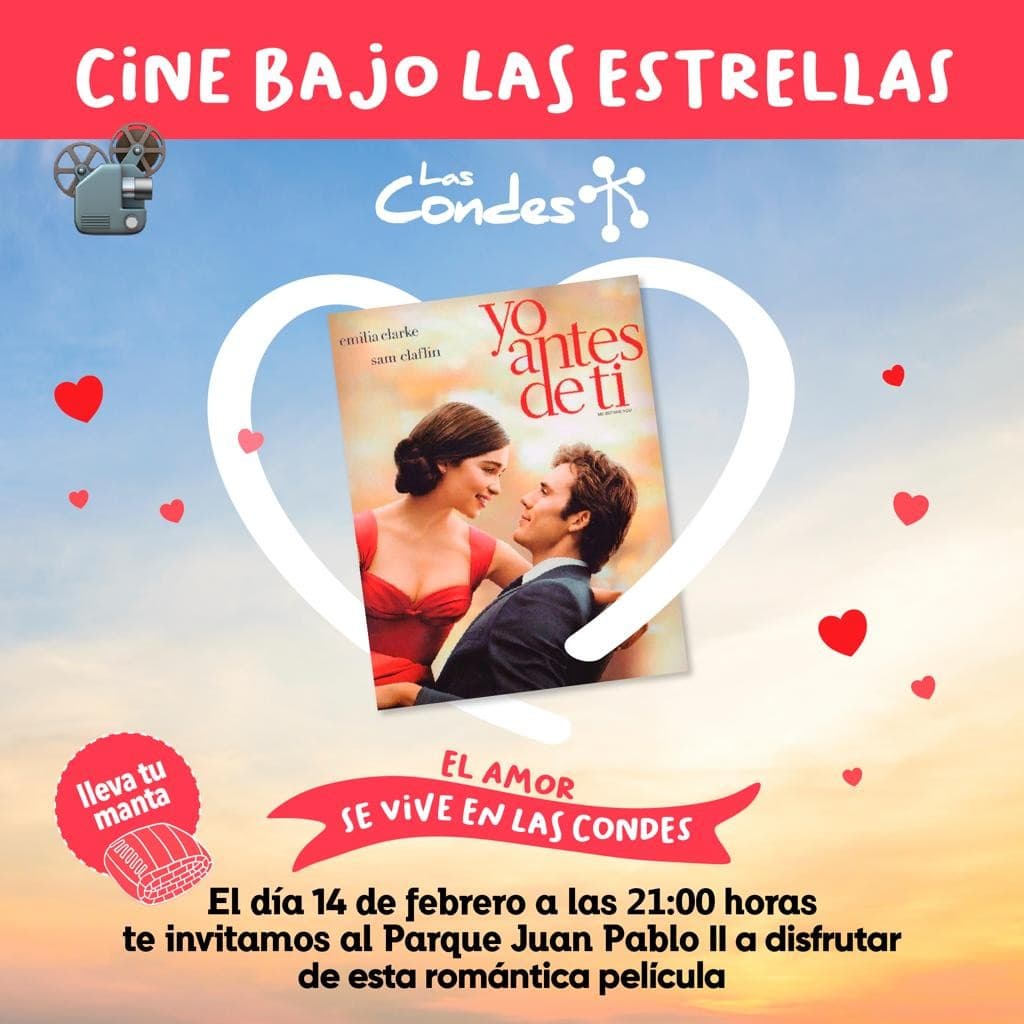 Cine Bajo Las Estrellas “Día de Los Enamorados”
